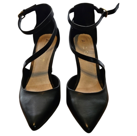 Aldo strappy black heel - size 7 - Picture 2 of 6